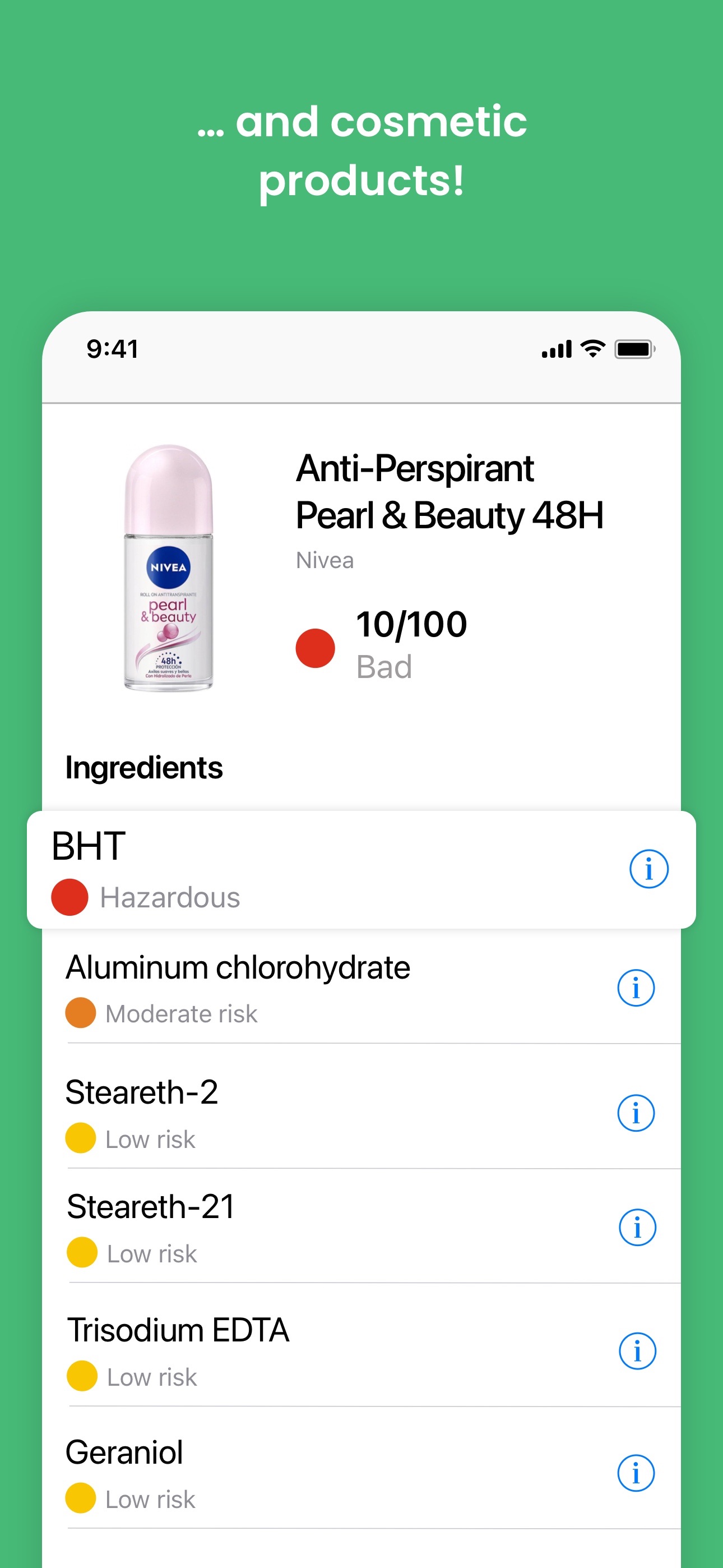 Yuka App Store screenshot 4