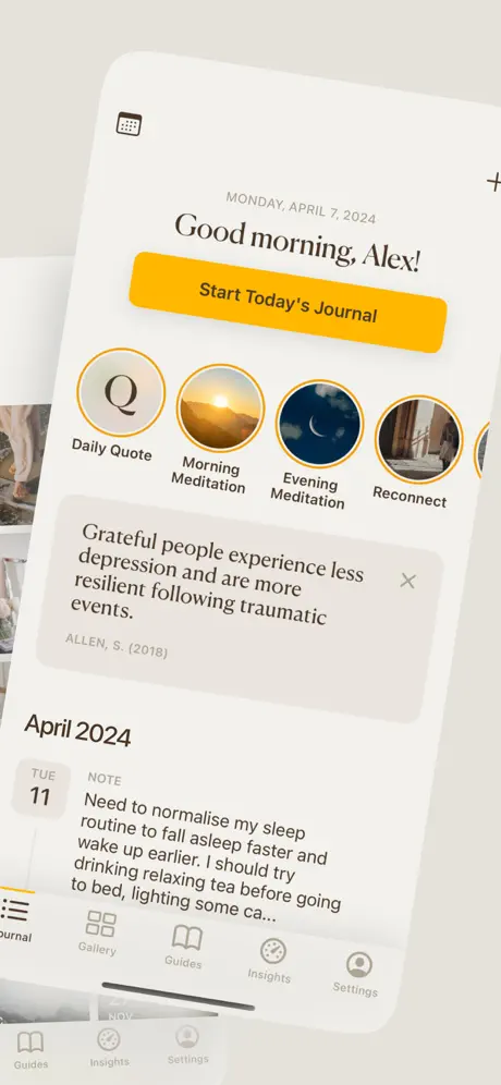 5 Minute Journal: Self-Care App Store screenshot 3