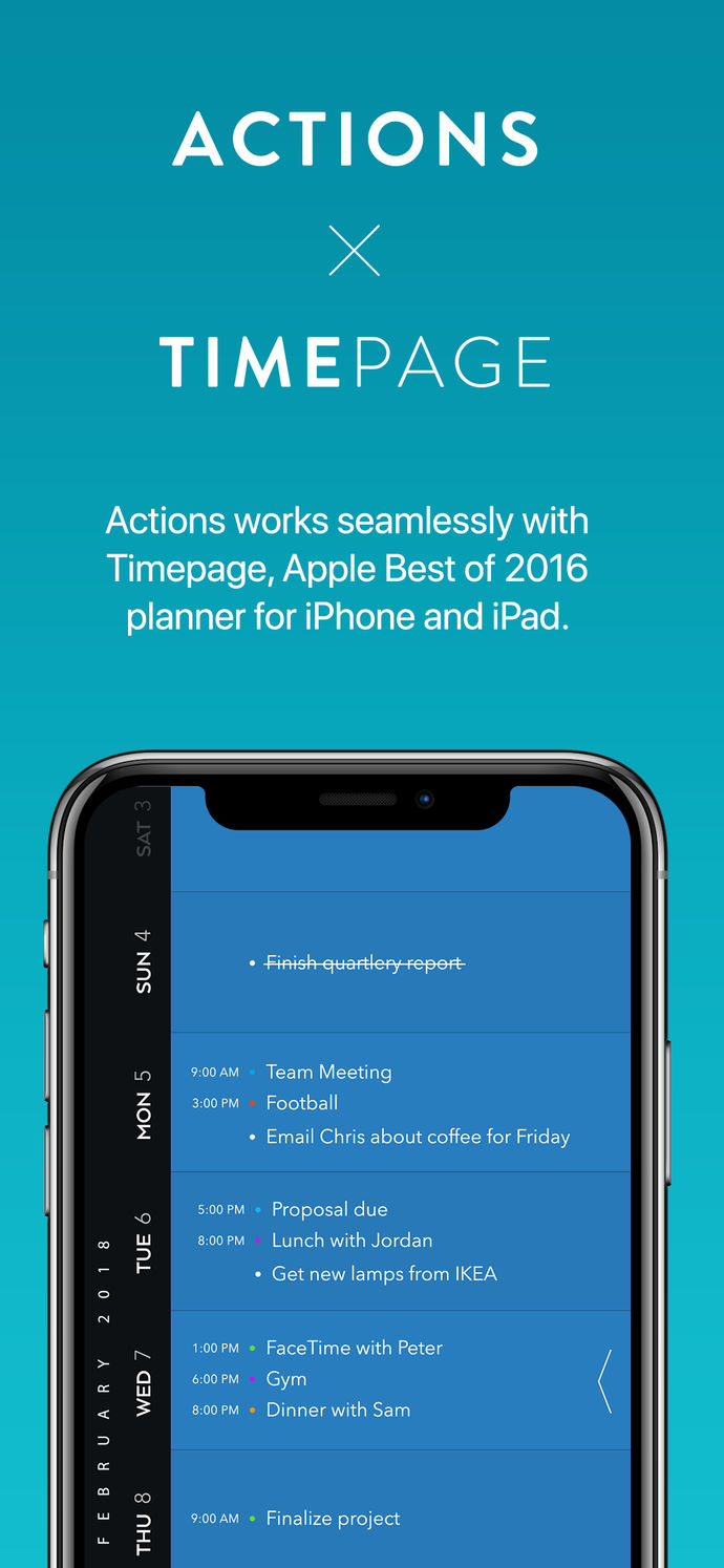 Actions by Moleskine App Store screenshot 5