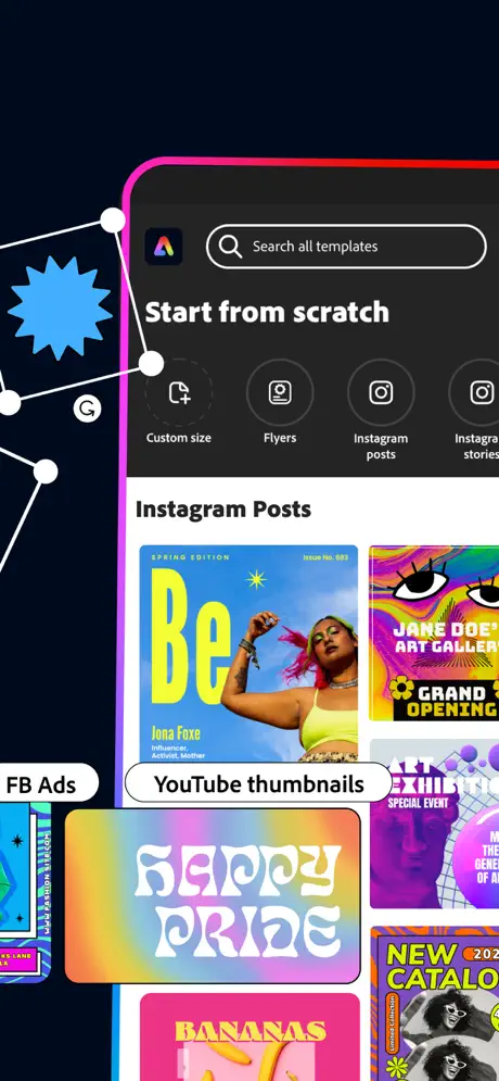 Adobe Express: Graphic Design App Store screenshot 2