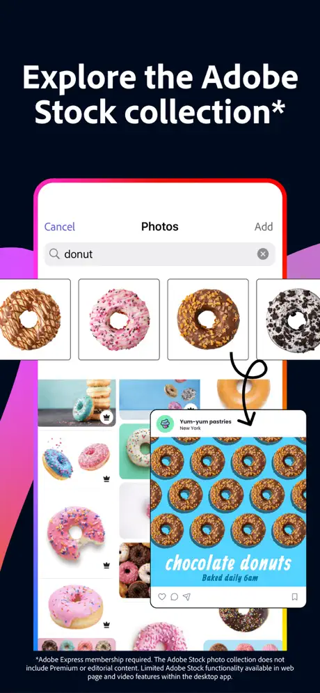 Adobe Express: Graphic Design App Store screenshot 7