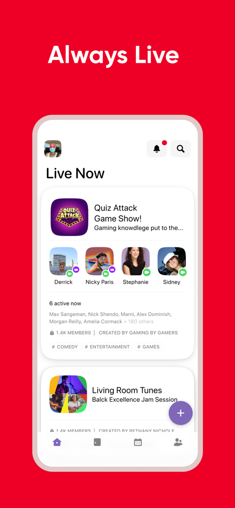 Airtime | A live social space App Store screenshot 3