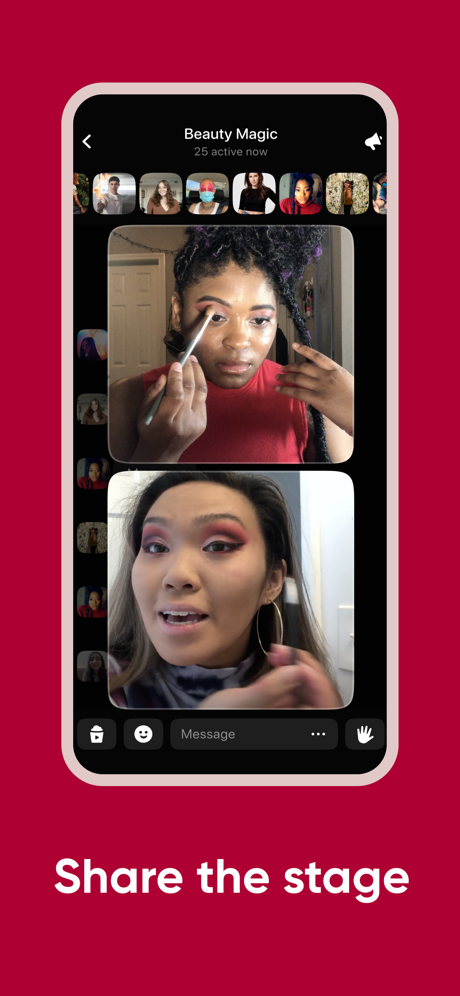Airtime | A live social space App Store screenshot 4