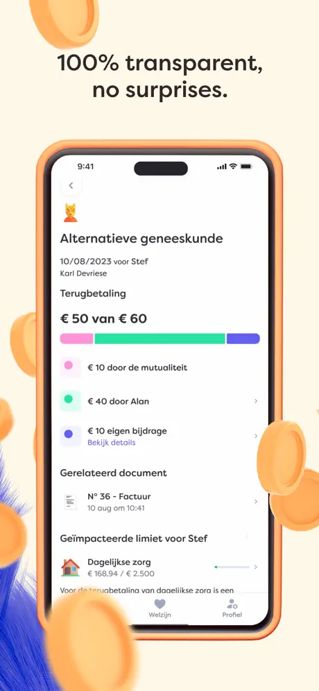 Alan Belgium Health Insurance App Store screenshot 4