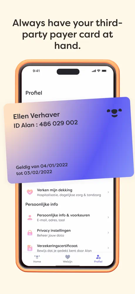 Alan Belgium Health Insurance App Store screenshot 8
