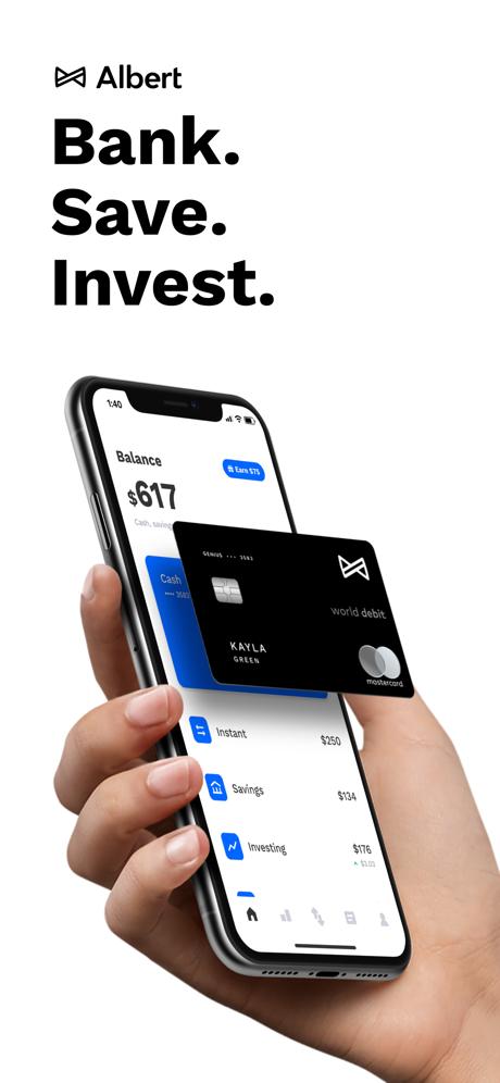 Albert: Banking on you App Store screenshot 1