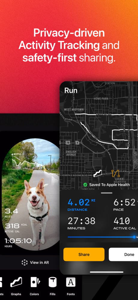 Any Distance — Workout Tracker App Store screenshot 1