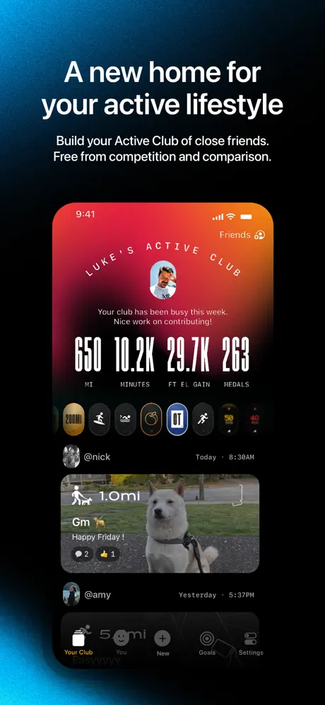 Any Distance – Workout Tracker App Store screenshot 1