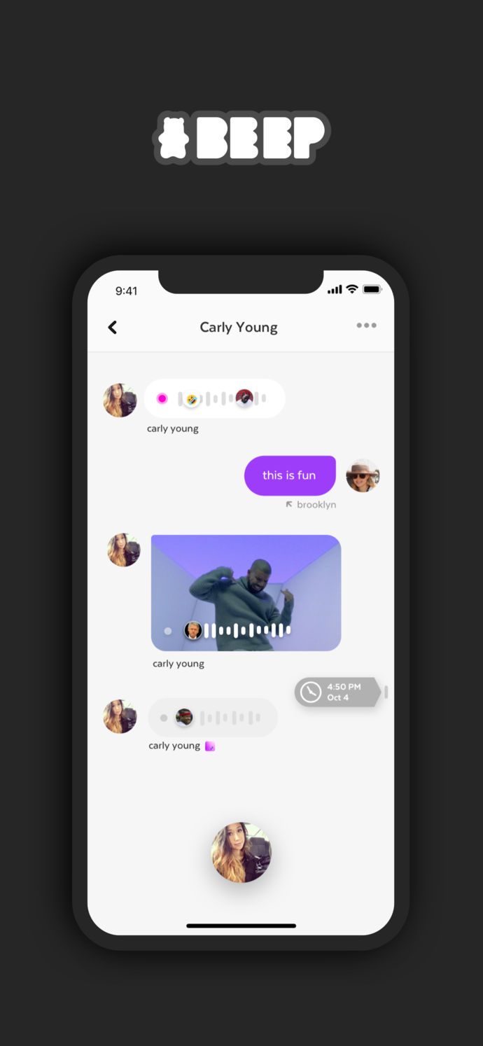 Beep – Friends Messenger App Store screenshot 1