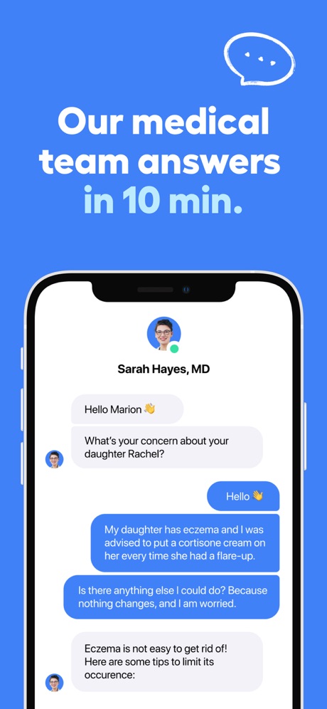 Biloba – On-demand pediatrics App Store screenshot 3