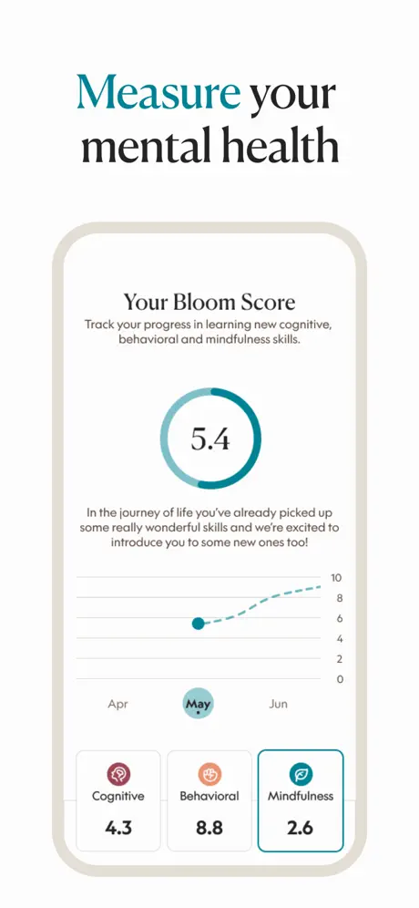 Bloom: CBT Therapy & Journal App Store screenshot 3