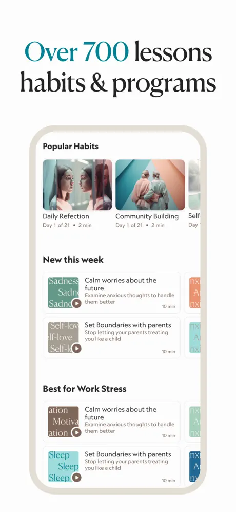 Bloom: CBT Therapy & Journal App Store screenshot 6