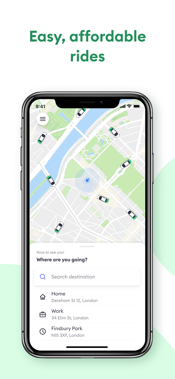 Bolt (Taxify) App Store screenshot 1