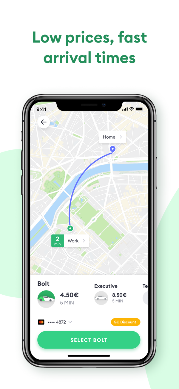 Bolt (Taxify) App Store screenshot 2