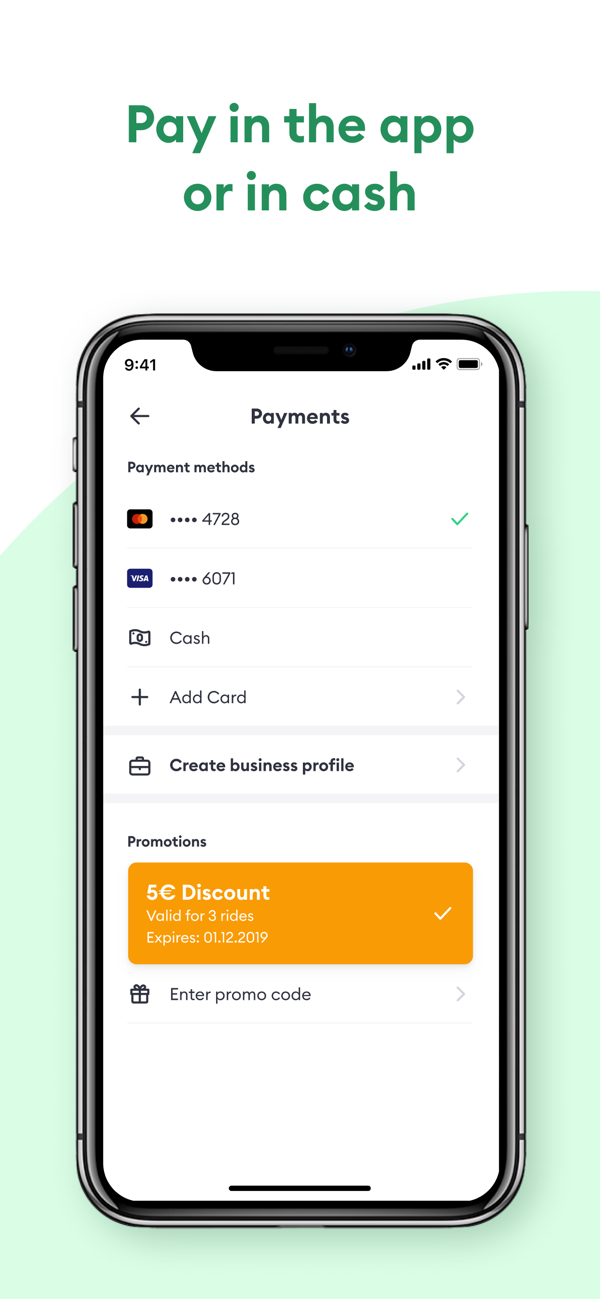 Bolt (Taxify) App Store screenshot 3