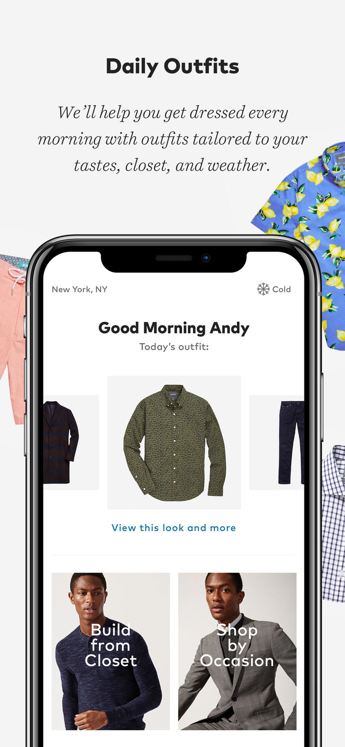 Bonobos App Store screenshot 1