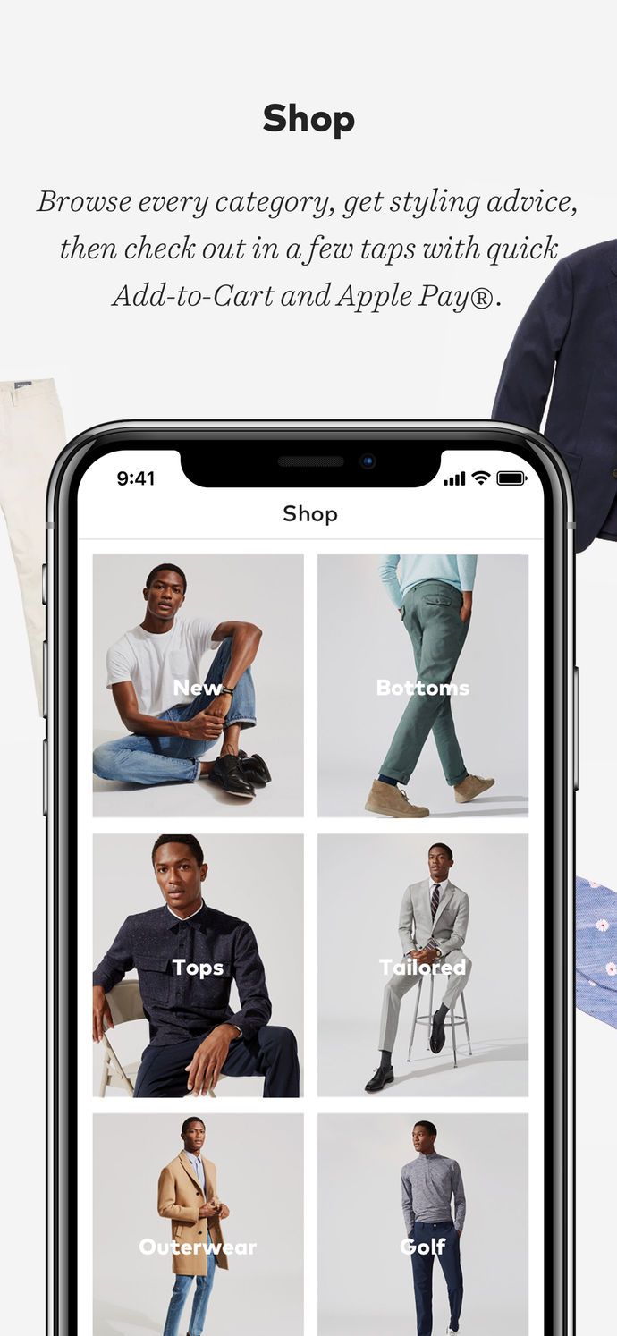Bonobos App Store screenshot 4