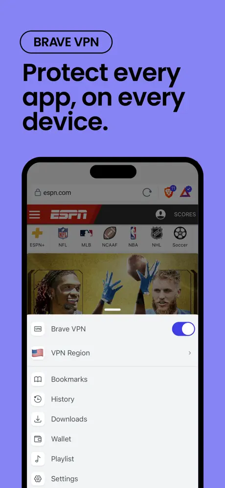 Brave Browser: Private VPN App Store screenshot 5