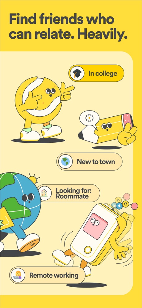 Bumble For Friends: Meet IRL App Store screenshot 3