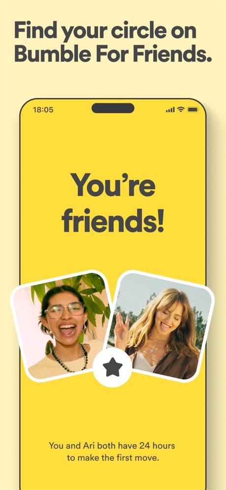 Bumble For Friends: Meet IRL App Store screenshot 4