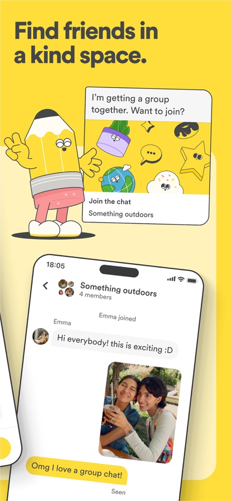 Bumble For Friends: Meet IRL App Store screenshot 6