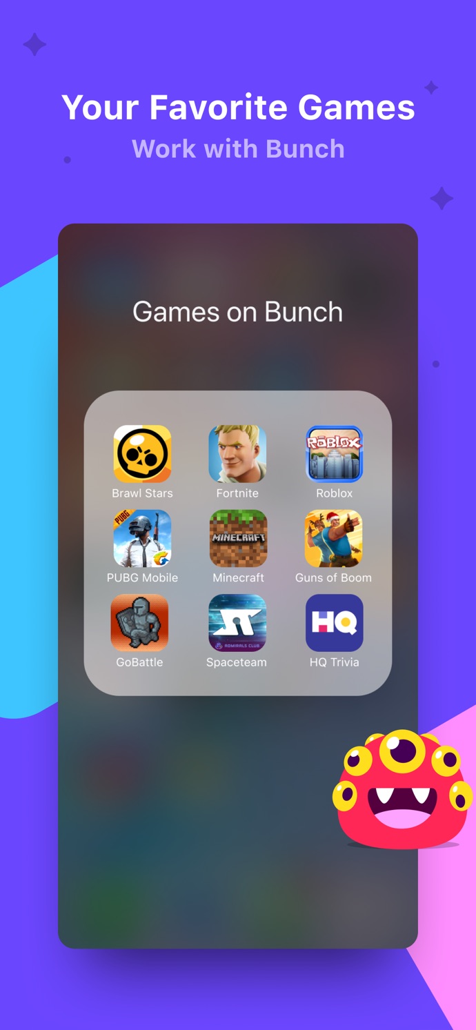 Bunch Group Video Chat & Games App Store screenshot 3