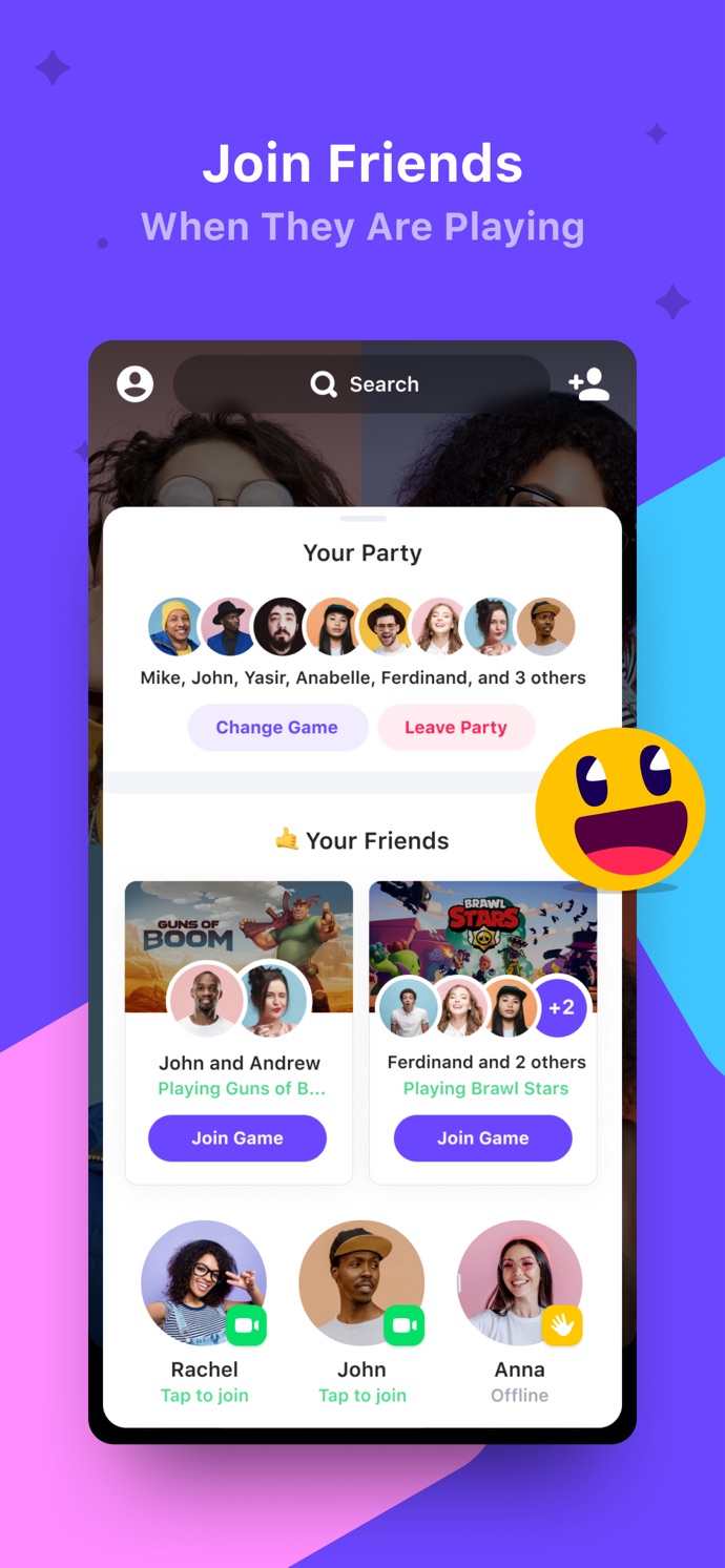Bunch Group Video Chat & Games App Store screenshot 4