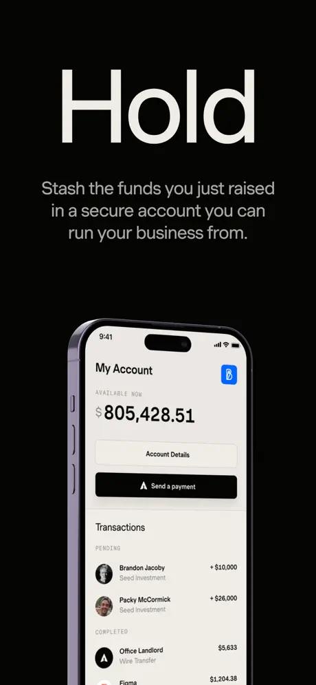 Capital — Banking for Founders App Store screenshot 4