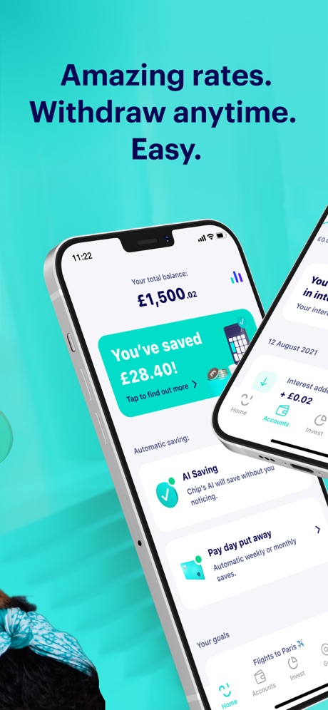 Chip – Saving and Investing App Store screenshot 2