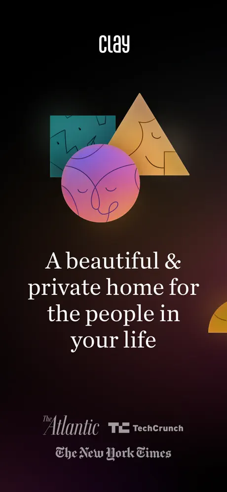 Clay: Contacts + Address Book App Store screenshot 1