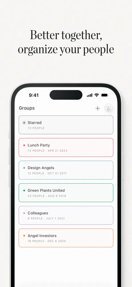 Clay: Contacts + CRM App Store screenshot 5