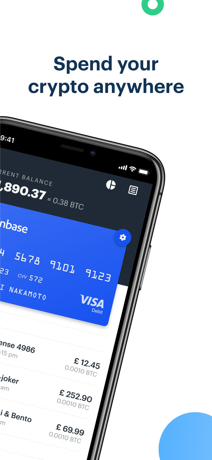 Coinbase Card App Store screenshot 2