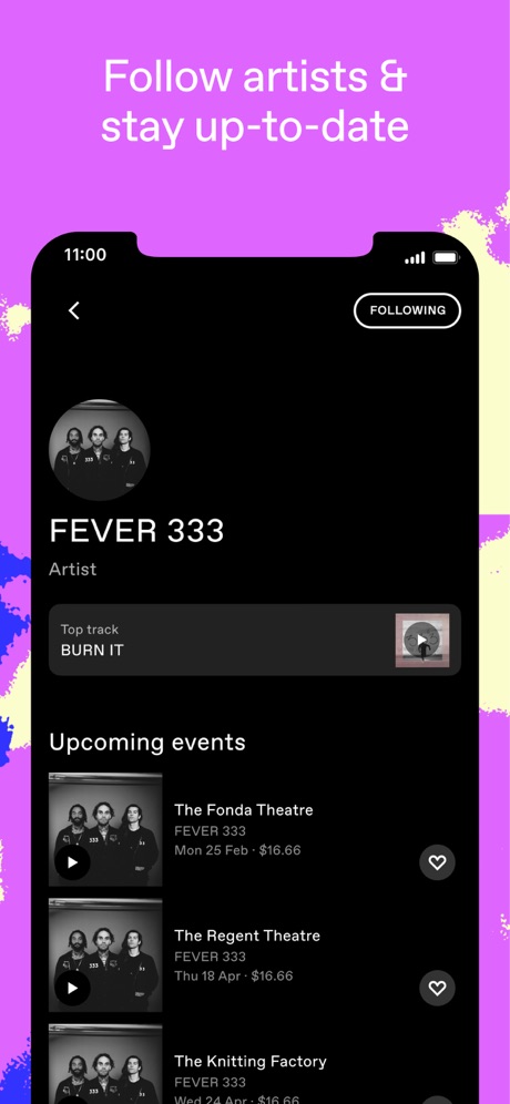 DICE: Events & Live Stream‪s App Store screenshot 6