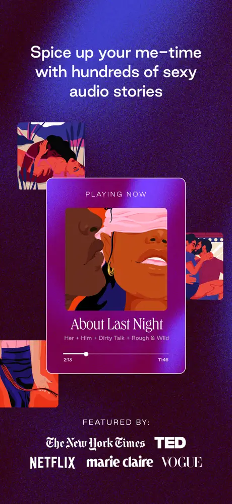 Dipsea – Sexy Audio Stories App Store screenshot 1