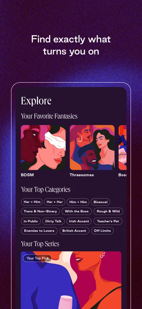 Dipsea – Sexy Audio Stories App Store screenshot 2
