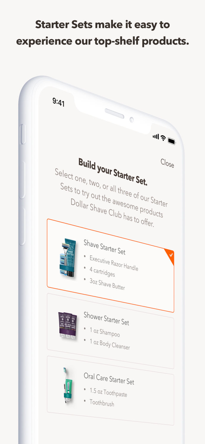 Dollar Shave Club App Store screenshot 3