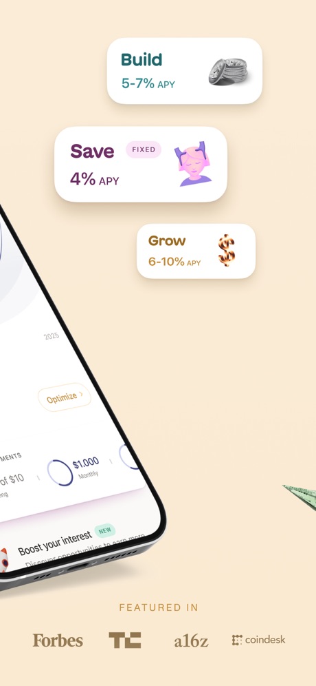 Donut: Earn up to 10% APY App Store screenshot 2