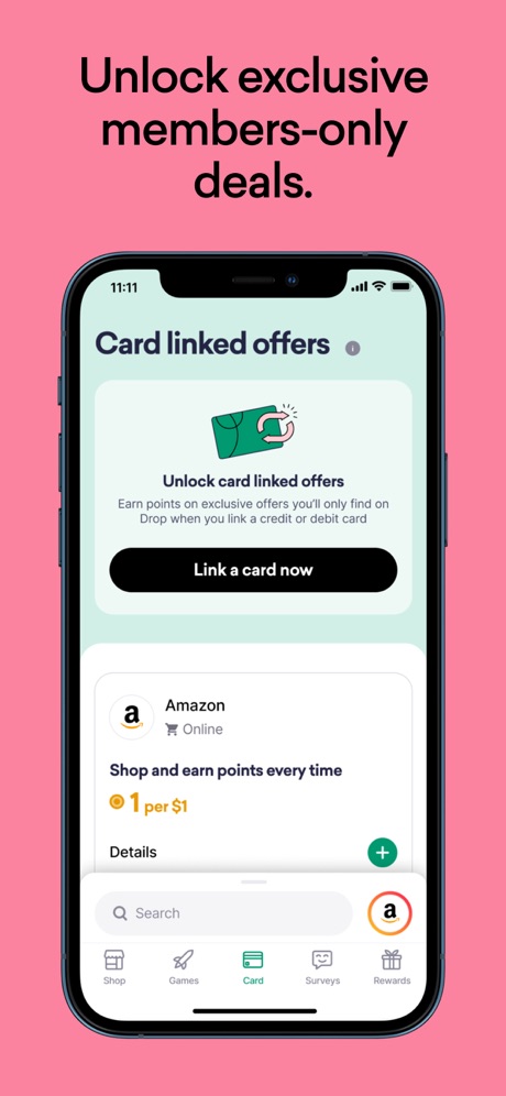 Drop: Deals & Cash Back App App Store screenshot 4