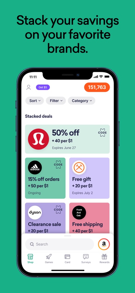 Drop: Deals & Cash Back App App Store screenshot 5