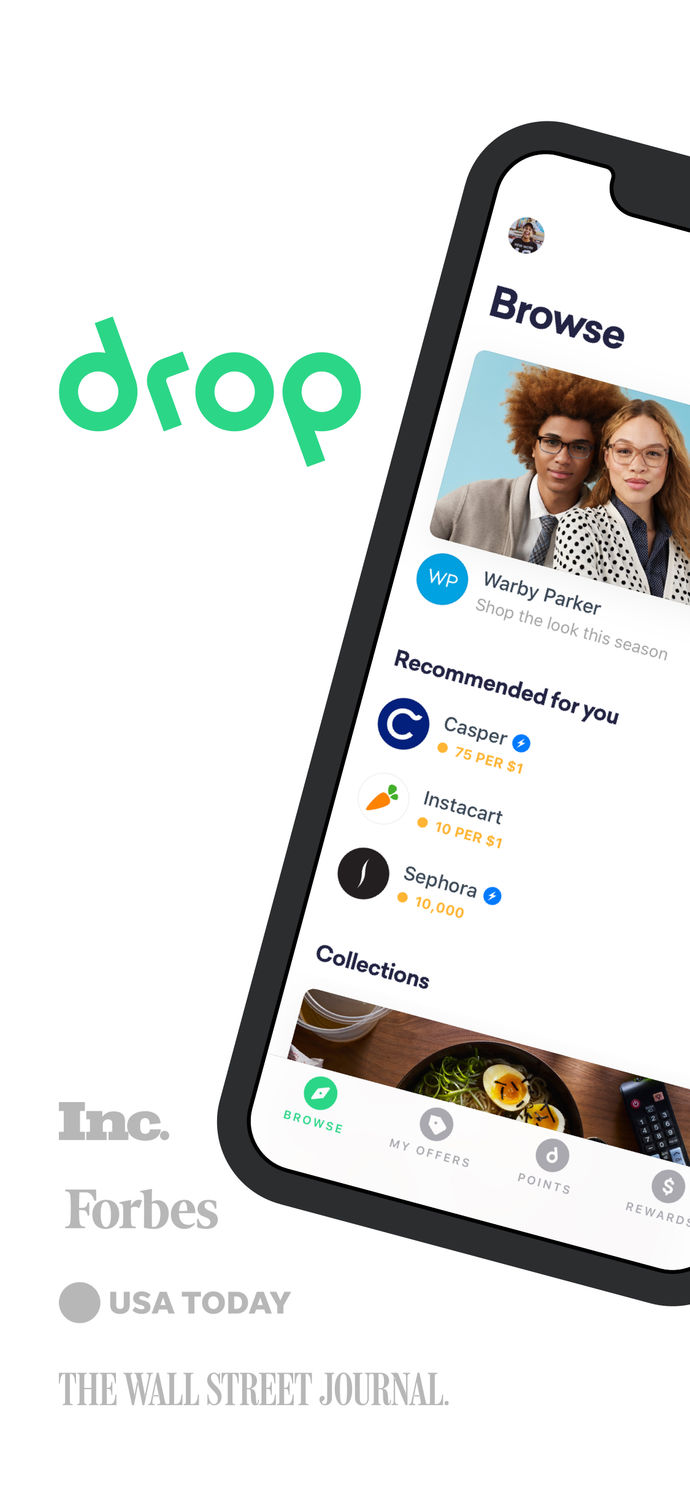 Drop: Shop & Get Cash Rewards App Store screenshot 1