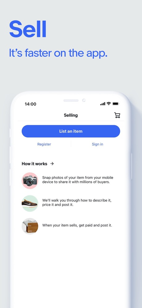 eBay – Buy and sell on the g‪o‬ App Store screenshot 3