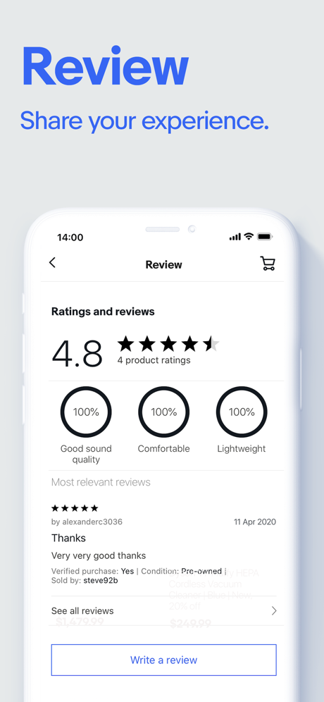 eBay – Buy and sell on the g‪o‬ App Store screenshot 6