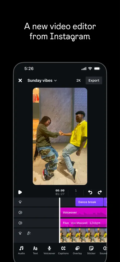 Edits, an Instagram app App Store screenshot 1
