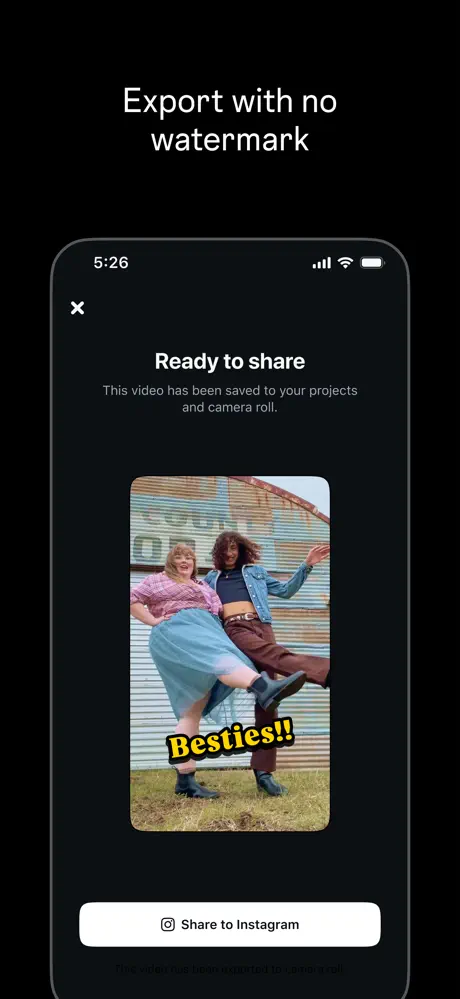 Edits, an Instagram app App Store screenshot 4