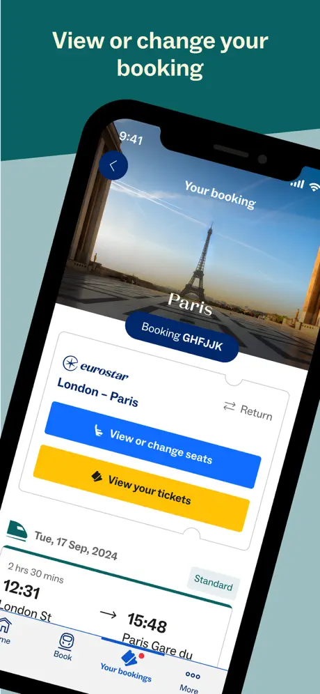 Eurostar Trains App Store screenshot 5