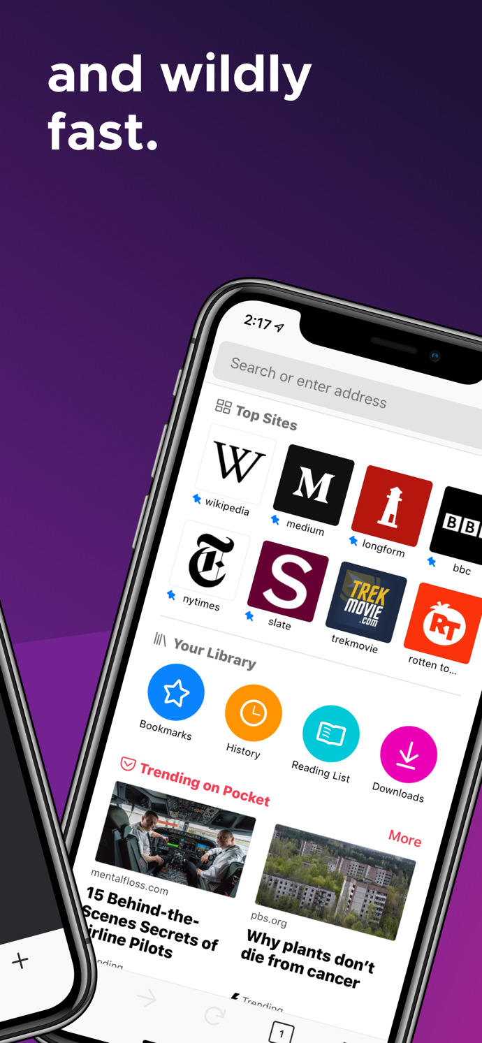 Firefox: Private, Safe Browser App Store screenshot 2
