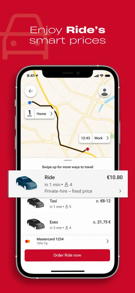 FREENOW – Mobility Super App App Store screenshot 3