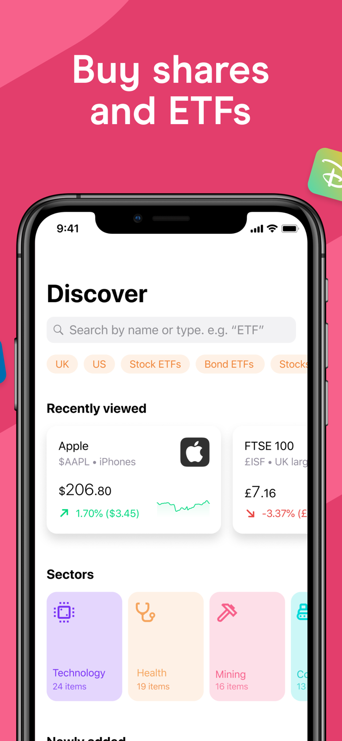 Freetrade – Simple investing App Store screenshot 2
