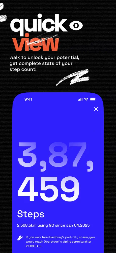 Go Steps AI: Step Counter App Store screenshot 9