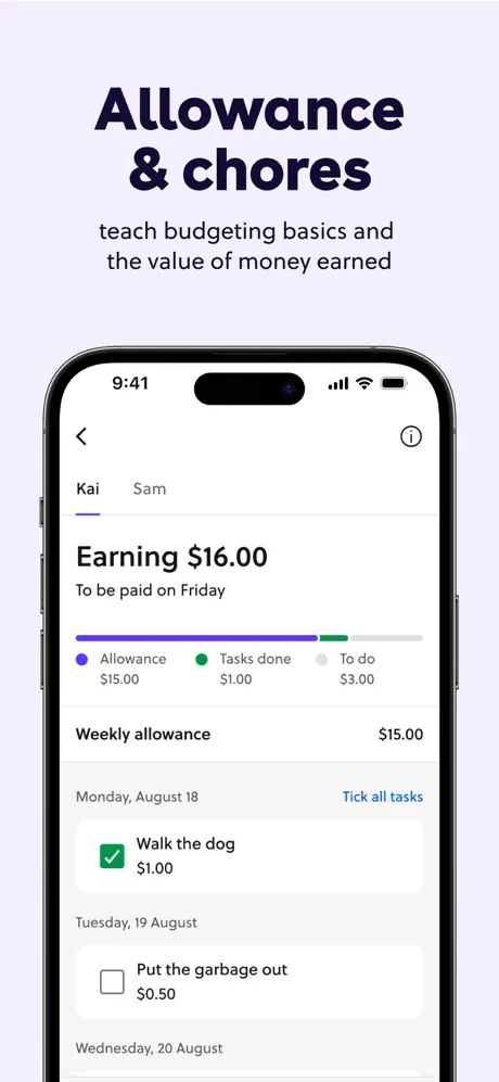 GoHenry: Banking for Under-18s App Store screenshot 3